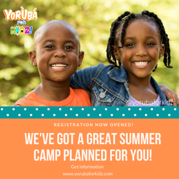 YORUBA FOR KIDZ SUMMER CAMP 2025
